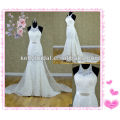 Popular mermaid style high qaulity lace wedding dresses with detachable train